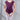 Short Sleeve Mesh Detail Dance Leotard with U-Back - Slemon