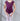 Short Sleeve Mesh Detail Dance Leotard with U-Back - Slemon