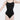 Strappy triangle mesh back leotard with nylon-spandex blend - Slemon
