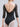 Three-Quarter Sleeve Detail on Mesh Leotard - Slemon