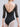 Three-Quarter Sleeve Detail on Mesh Leotard - Slemon