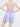 Ombre Chiffon Dance Half-Skirt - Slemon